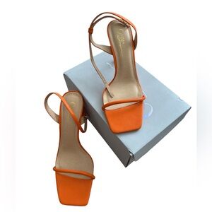 Olivia Orange shoes 8.5